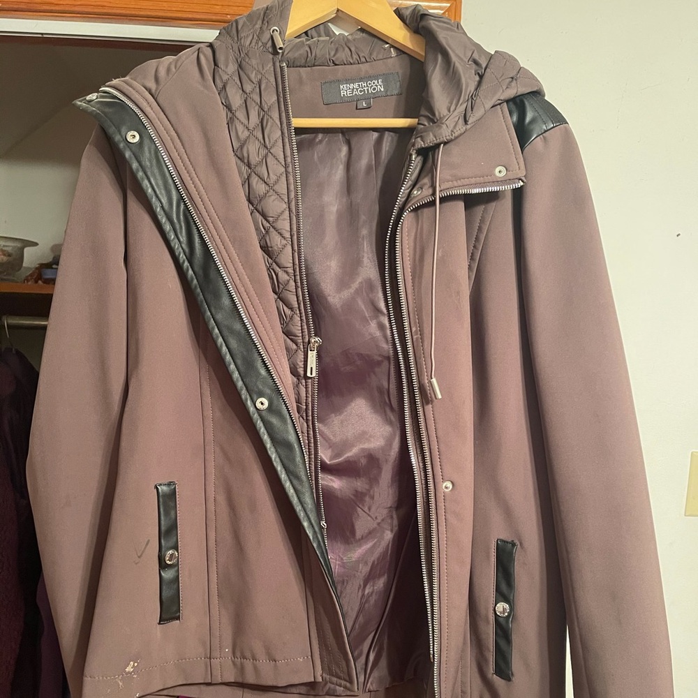 Kenneth Cole coat with hood